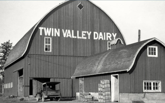 One of the barns at Kelsey Creek Farm Park, built in the early 1930s, came out of a Sears catalog.