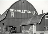 One of the barns at Kelsey Creek Farm Park, built in the early 1930s, came out of a Sears catalog.