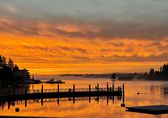 Sunset at Meydenbauer Bay Park