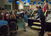 An awards ceremony with Bellevue Youth Link.
